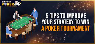 Let Me Help You With Your Poker Tournament Strategy